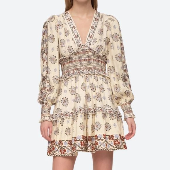 Sea New York - Ellabeth Dress in Cream - Picture 3 of 5